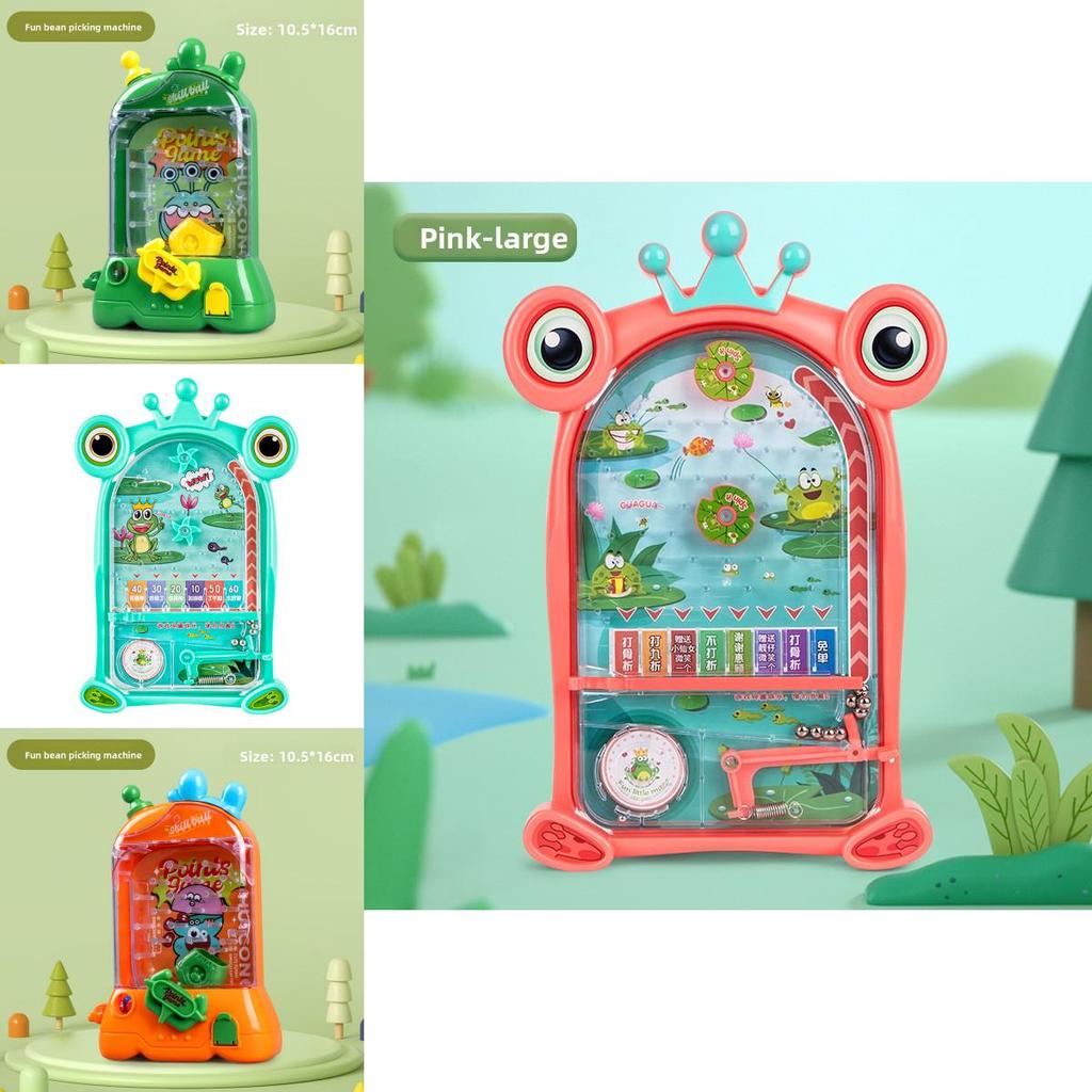 Plastic Frog Pinball Machine Toy For Kids Educational Desk Game Interactive Fun