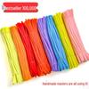 Super Dense Velvet Chenille Stems Sunflower Bouquet DIY Kit with Eco-Friendly Pipe Cleaners