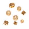 0.5M Modulus 8T 9T 10T 11T 12T 14T 15T 16T Teeth Copper Transmission Gear For Spindle Transmission Gear Fit 1.98Mm 2.3Mm 3.17Mm 3Mm 5Mm Shaft