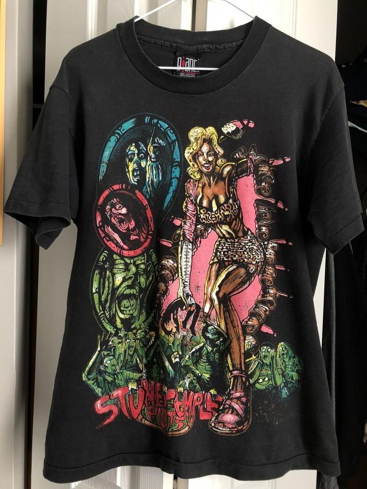 Vtg 1993 Core STP Stone Temple Pilots Tour Black Unisex T-shirt S-5XL KH11199 Unisex T-Shirt S