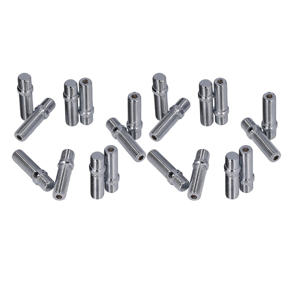 20 Stück Rad-Umrüstbolzen 50 mm Länge 33 mm Schaft Radschrauben-Adapter Ersatz für