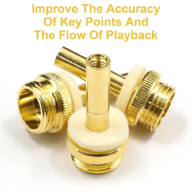 12 Stück Trompeten-Ventilknopf-Komponente Trompetenknöpfe Trompetenteil Knopfverschluss