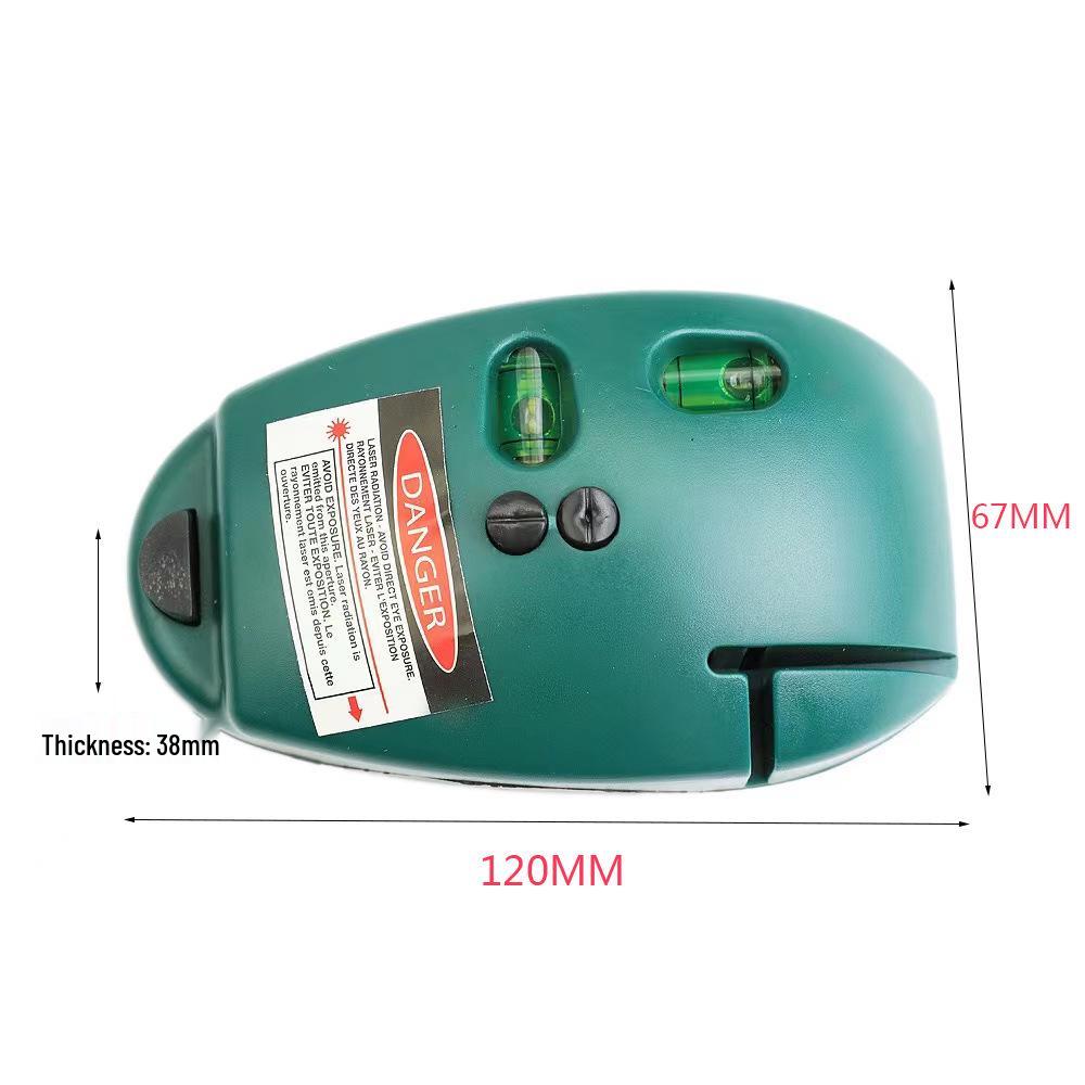 

Высокоточный лазерный уровень-мышь: Инфракрасный разметочный лазер и инструмент для прямых углов для декора