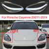 Auto Front Scheinwerfer Abdeckung Scheinwerfer Lampenschirm Lampcover Auto Kopf Lampe licht Glas Objektiv Shell Für Porsche Cayenne