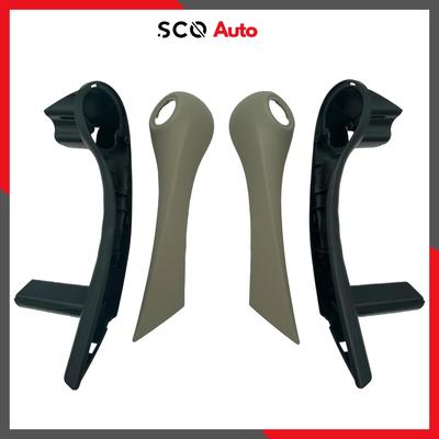 For Megane MK2 Door Handle Grip Beige Left Right Grab Handle for Megane 2 Set