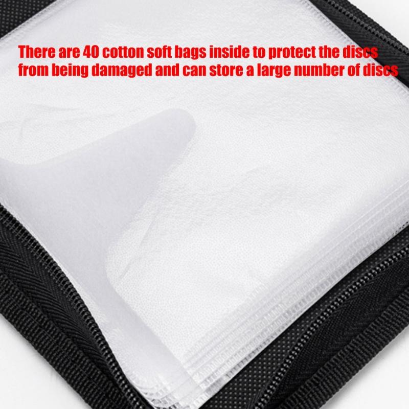 40 Płyt CD Do Samochodu Organizery PU Skórzane Etui Do Przechowywania Dla Miłośników Muzyki Bezpieczny Projekt Odporny Na Zarysowania Przyjazny w Podróży