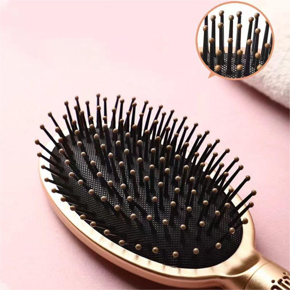 Oval Hair Brush Gold Massage Comb Elegant Air Cushion Comb