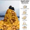 1pc Monkey Banana Blanket, Lightweight Flannel Throw Blanket For Sofa, Bed, Travel108