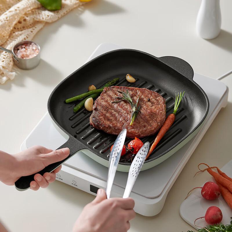Deslon Aurora Series Enamel Steak Frying Pan