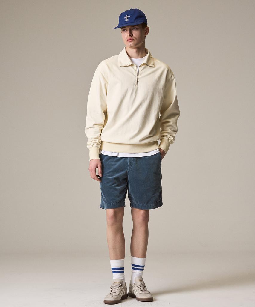 Laijeuaenbillou Sommer-Cord-Shorts, in der Farbe Blau, gefärbt