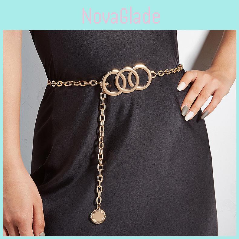 Metal Body Chain Belt For Women With Elegant Design For Summer Fashion Accessories