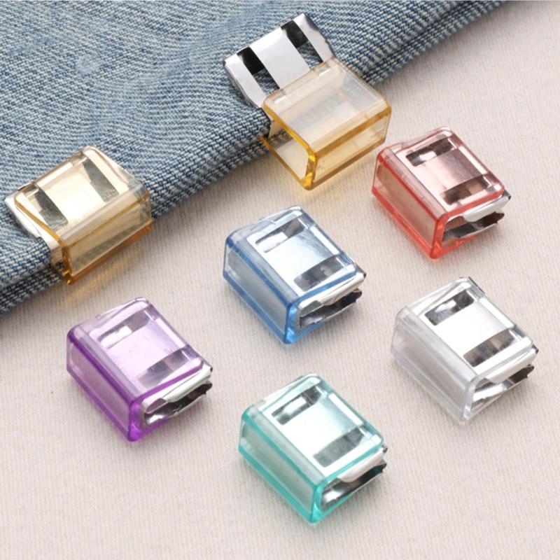 10Pieces Invisible Anti Dragging Clips Easy Adjustable Hem Tool Plastic Alloy Texture Suitable for All Sizes Pants