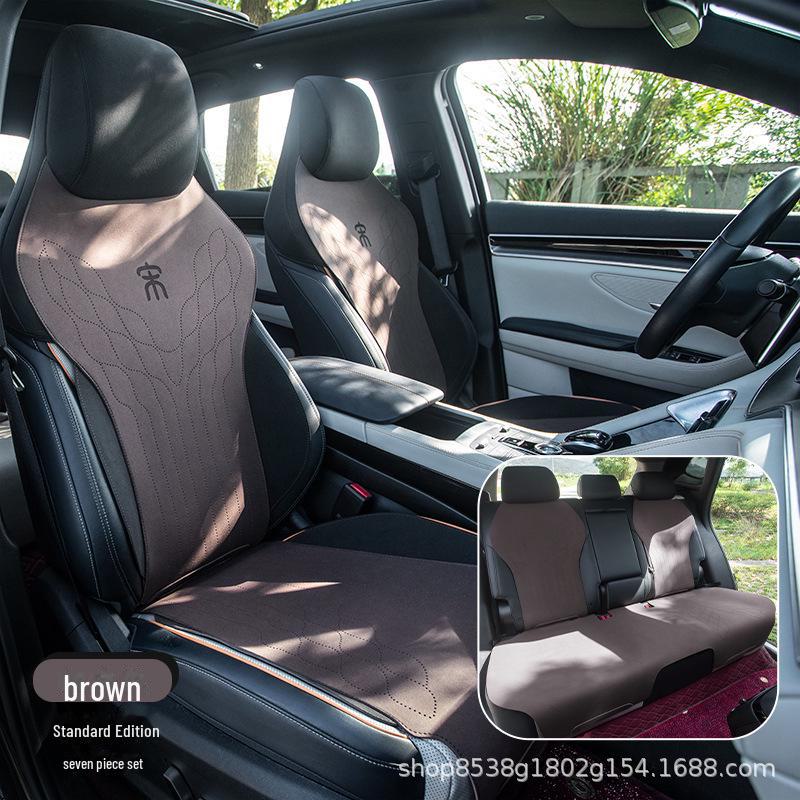 

BYD Song PLUS Замшевая накладка на седло PRO Чехол на сиденье - Всесезонный автомобильный аксессуар Vehicle-Specific Size