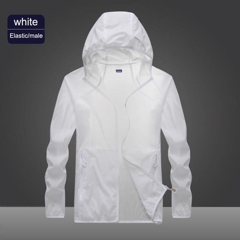 Ultrathin Cycling Windbreaker For Running Sun Protection Hiking Cycling Jacket Hoodies Men Quick-Drying Breathable Camping Shirt