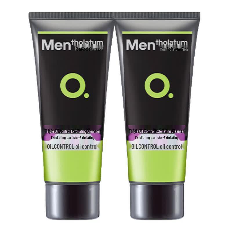 Mentholatum Triple Oil Control Scrub Facial Cleanser (2-Pack)