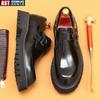Italienische Lackleder Herren Abendschuhe Luxusmarke handgefertigte Mode Plattform elegante echte Leder Hochzeit Oxfords Schuhe Mann