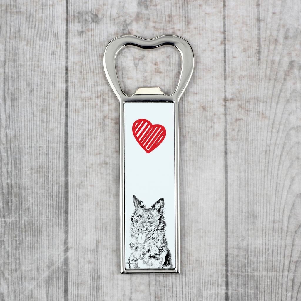 Owczarek Węgierski Mudi - Otwieracz Do Butelek Z Psem, Personalizowany Otwieracz Na Lodówkę, Wyjątkowy Upominek Dla Mężczyzny Marki Art-Dog