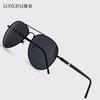 Men'S Polarized Sunglasses Outdoor Sports Toad Glasses Alloy Sunglasses Retro Polarized Sunglasses