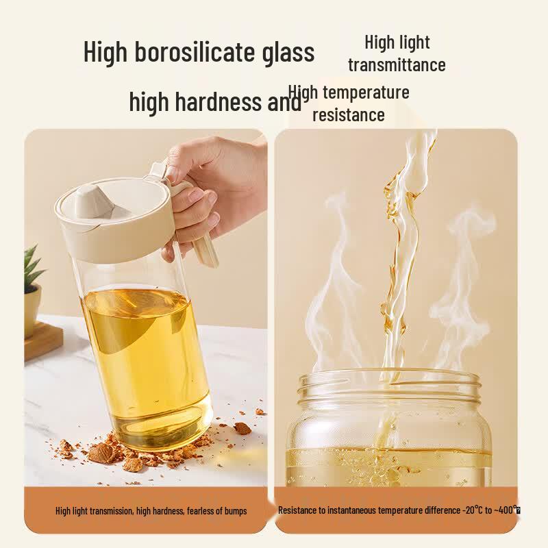 Meiliya Food Grade High Borosilicate Glass Oil Dispenser