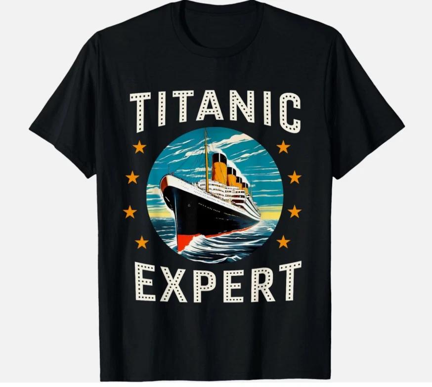 Funny Titanic Expert Tee – Retro RMS Ship History Gift Shirt L