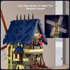 MOULD KING 10060 Medieval Building Block The MOC-138190 Windmill Model European Century Brick Toys Assembly Kids Christmas Gift