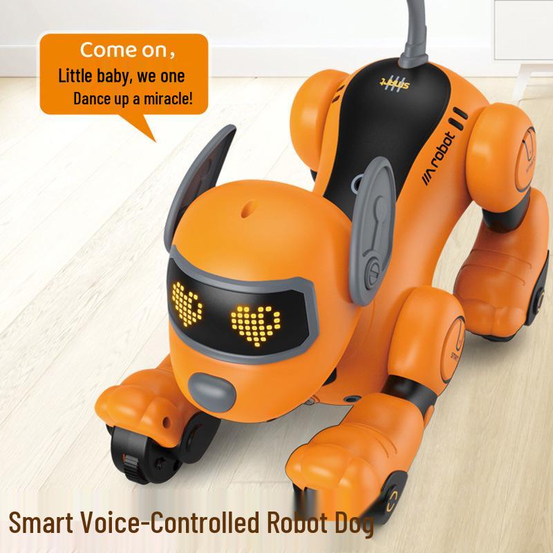 

Розумний Робот-Собака з Пультом Дистанційного Керування - Інтерактивна Електрична Іграшка для Дітей