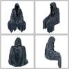 Home Decoration DIY Sculpture Halloween Decoration Black Grim Reaper Statue Desktop Figurine