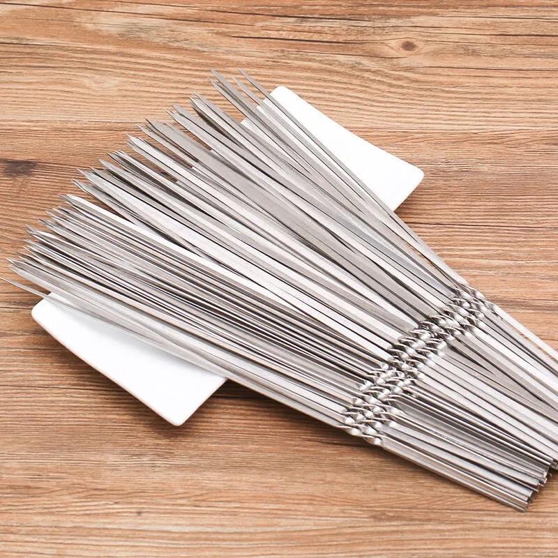 Stainless Steel BBQ Flat Skewers