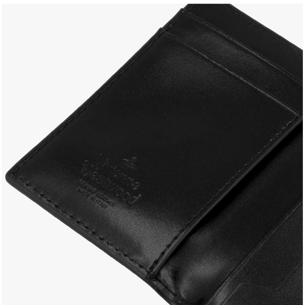 Vivienne Westwood Silk Leather Vertical Small Card Wallet 5115002wu L0077 N401