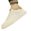 Little White Men'S Shoes Breathable Trend Versatile Men'S Casual Leather Shoes Men'S White Shoes Sports Board Shoes