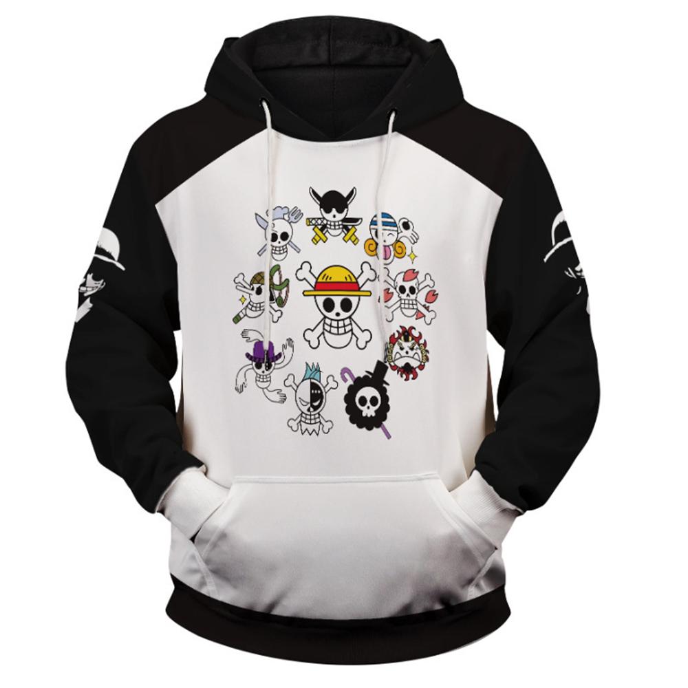 

Модная модная толстовка с капюшоном ONE PIECE 3d, мужская толстовка, женский топ с 3D принтом, цельный детский повседневный пуловер M