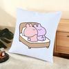 A-Asamimichan Cushion Cover Soft Short Plush Pillow Cover Smooth Cozy Texture Aesthetic Cushion Case Home Decor