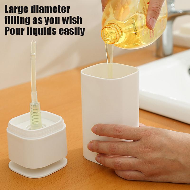 Flacone Detergente Struccante da 250/500 ml Vuoto con Pompa a Pressione Dispenser Plastica Rimuovi Smalto Cleaner Strumenti Manicure Portatili
