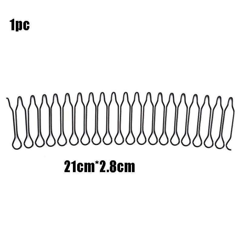 Clip Finitura Capelli Elastico Denti Pettine Invisibili Supporto Extra per Capelli Pettine Styling Capelli Donna Ragazza Forma a U Pettini Fissi