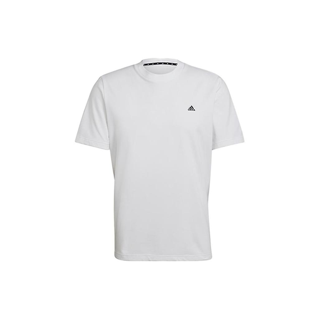 Adidas Plain Short Sleeve T-Shirt Men Tops White GR4080