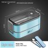 ZISIZ Japanese Style 304 Stainless Steel Insulated Bento Box