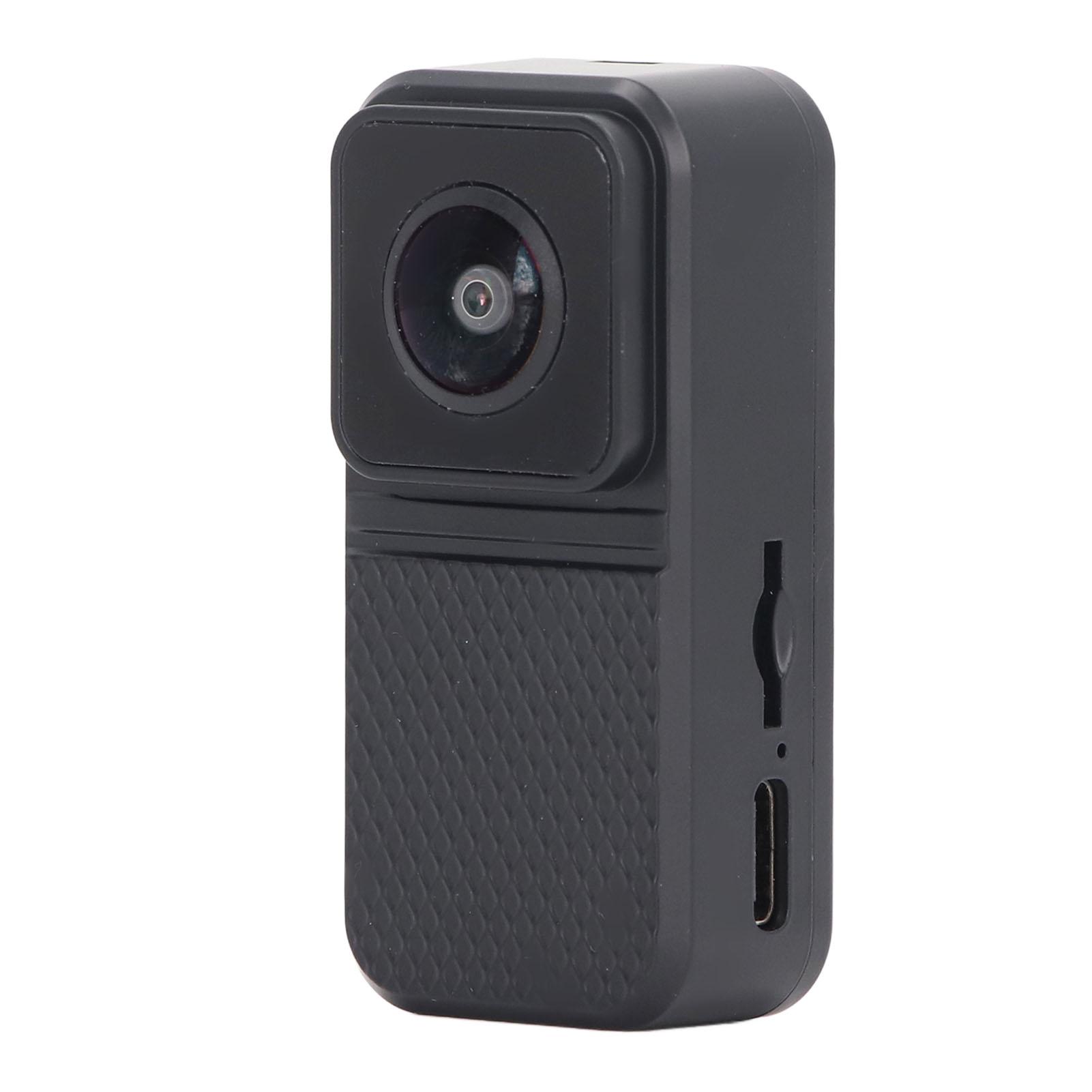 

Mini Clip Camera 1080p 2MP Wearable Video Camera with Color Screen Magnetic Base Anti Shake for