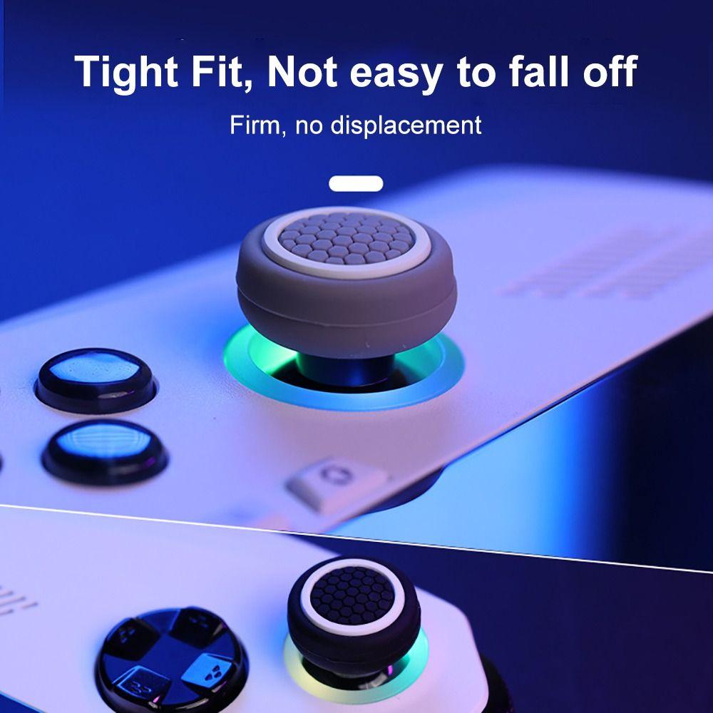 4pcs Silicone Rocker Caps Handheld Console Thumbstick Grip for Asus ROG Ally/Steam Deck Universal