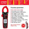 RMS Digital Clamp Meter AC Current 1000A AC DC Voltage 1000V 6000 Count Inrush Current Diode Continuity Measurement Tool