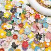 Mixed Flower Enamel Charms: 20/30/50pcs Handmade DIY Jewelry Pendants