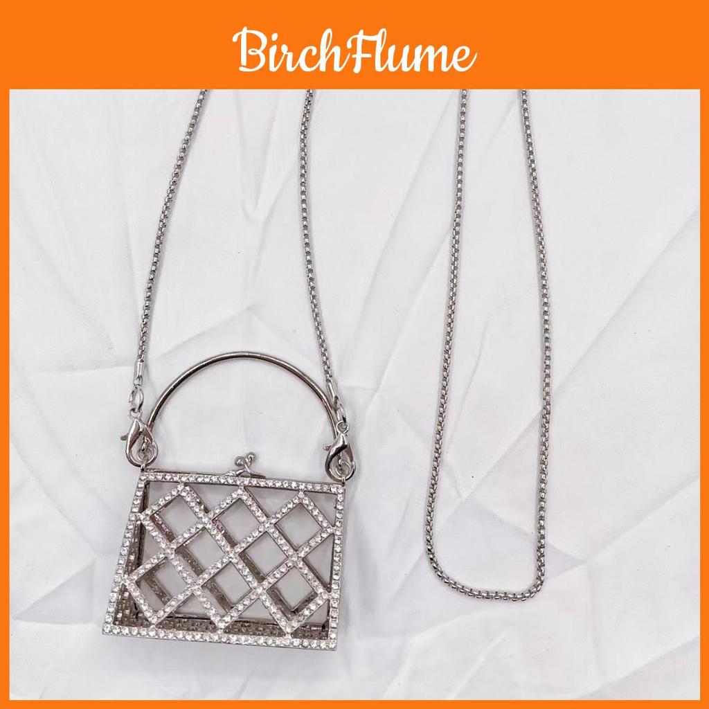 Mini Girl Bag With Water Dazzle Crystal Pattern For Daily Style