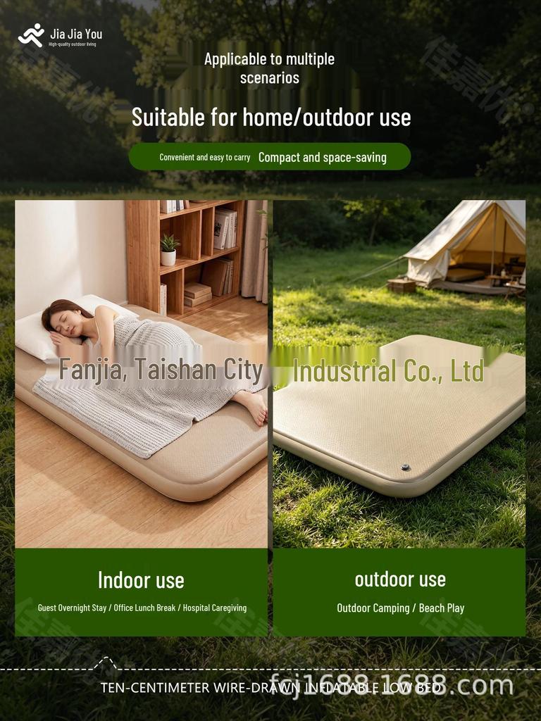 Aufblasbare Outdoor-Campingmatratze - Tragbares Luftkissenbett