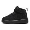 Nike Court Borough Mid 2 TD Triple Black Baby Sneakers CW5869-001