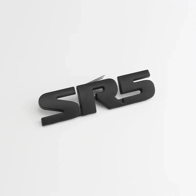 3D Metal SR5 V6 Letter Rear Boot Trunk Emblem Badge Sticker Decals Car Styling Accessories For Toyota Tundra