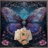 Butterfly Flower Tarots Tablecloth Divinations Card Table Cloth Tapestry Astrology Witchcrafts Deck Cloth Decoration
