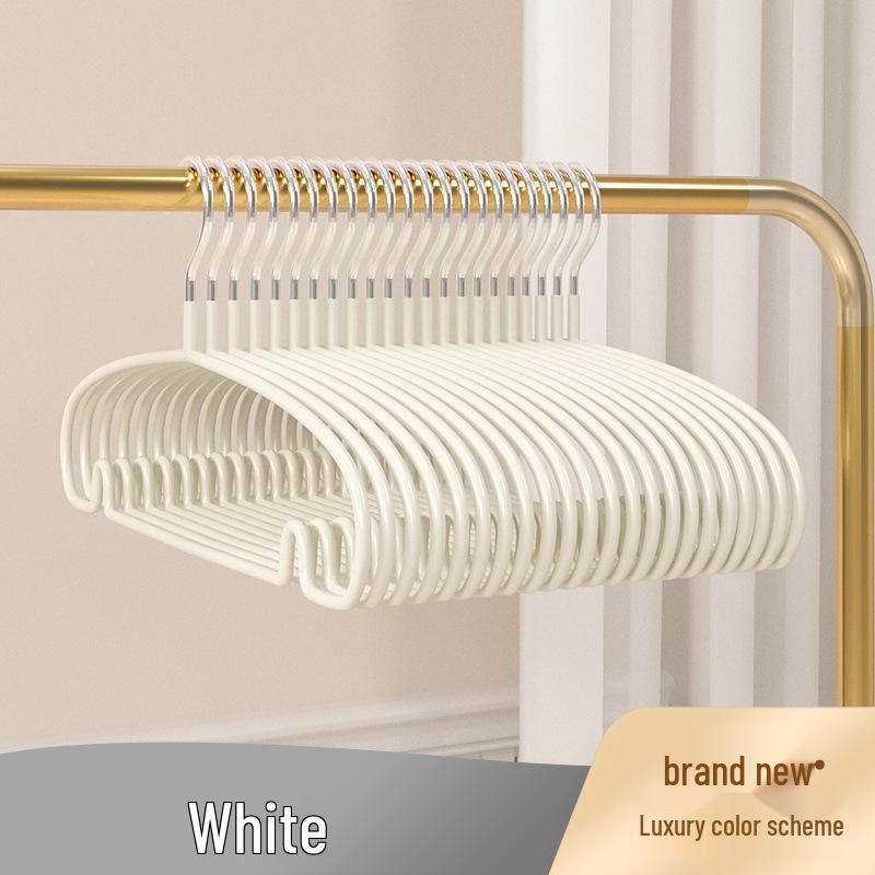 Dip-Coated Non-Slip Clothes Hanger - Traceless, Thickened Version for Dormitory & Household Use