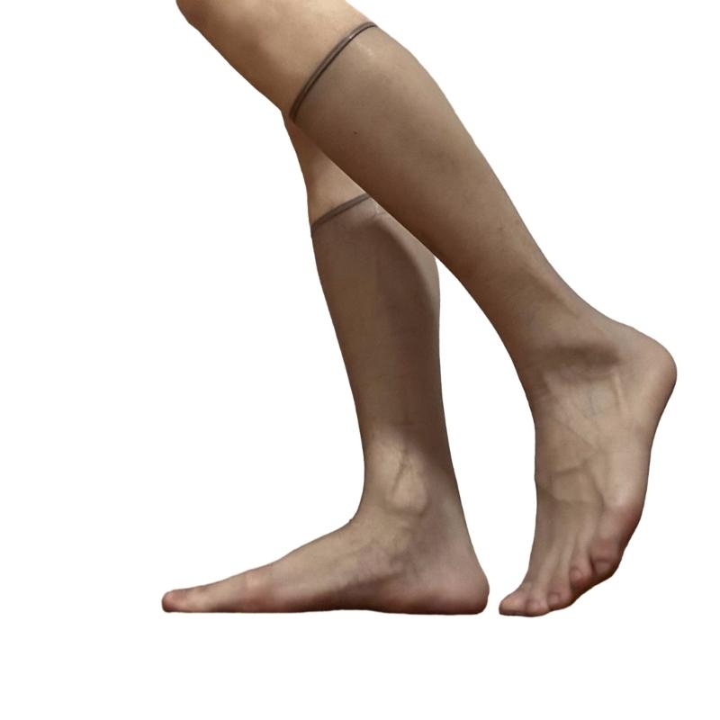 Mens Sheer Business Dress Socks Long Over the Calf Dress or Work Socks Nylon Dress Socks Knee Highs Dress Socks Gifts