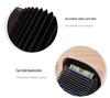 Women's Genuine Leather Zipper Card Holder - Anti-Demagnetization Multi-Slot Accordion Style