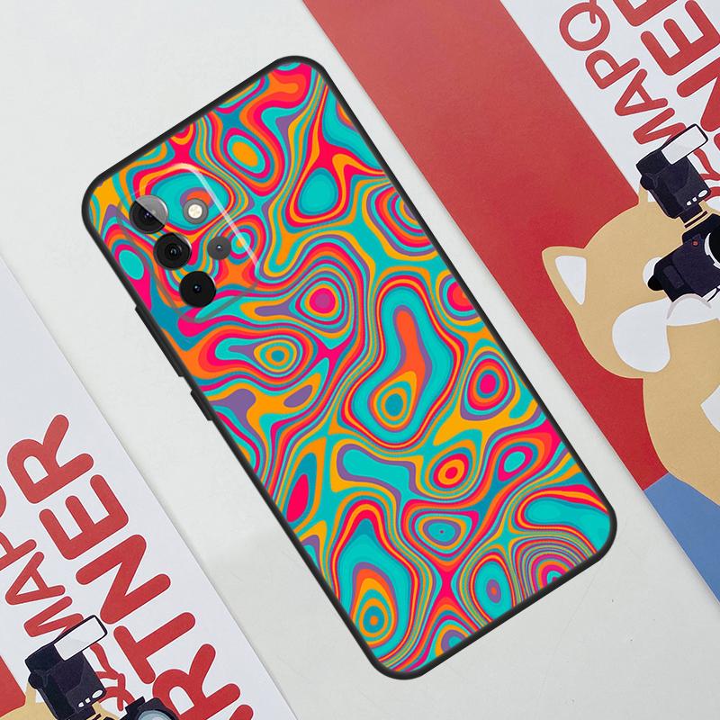 Vintage Ornament Case For Samsung Galaxy A54 A34 A24 A14 A73 A53 A33 A23 A13 A52 A32 A22 A12 A51 A71 Cover