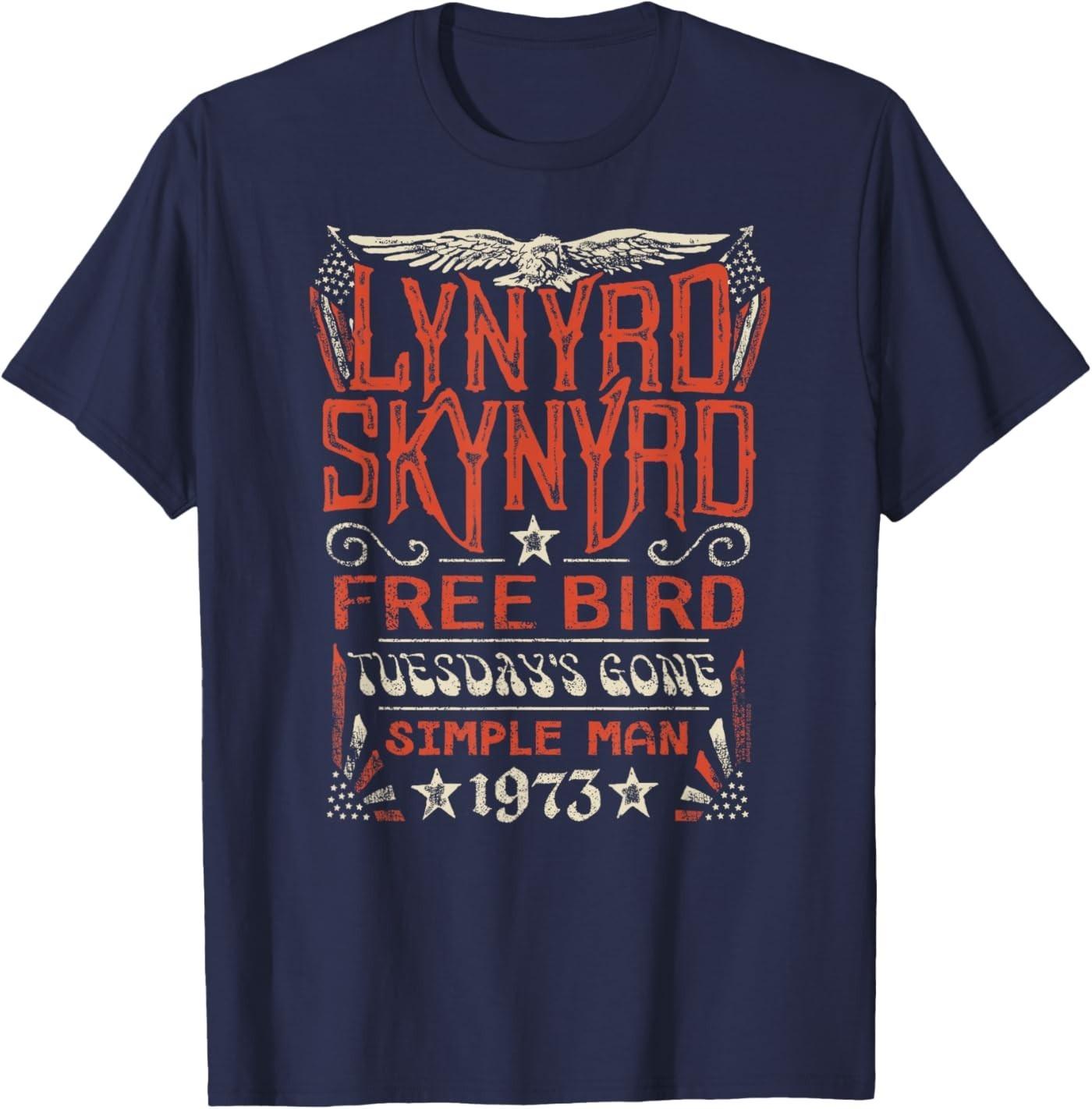 Lynyrd Skynyrd - Free Bird Tuesday s Gone Simple Man Футболка с песнями S